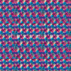 Motif Oeil d'Oiseau Bleu Fuchsia Marjorie